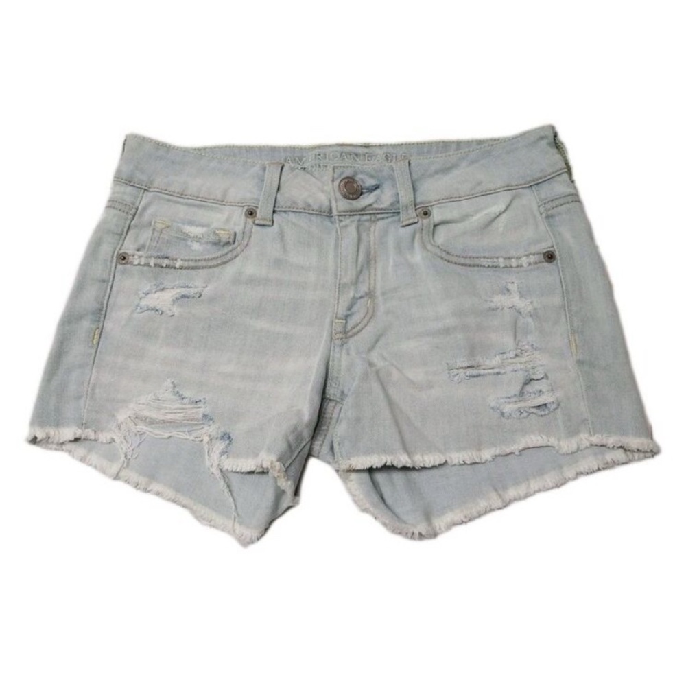 American Eagle Outfitters Light Blue Jean Shorts